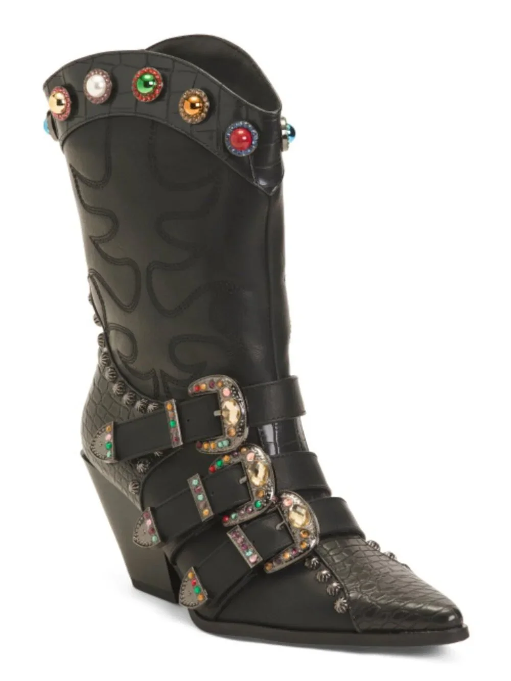 AZALEA WANG Willowe Western Boots - Picture 7 of 7